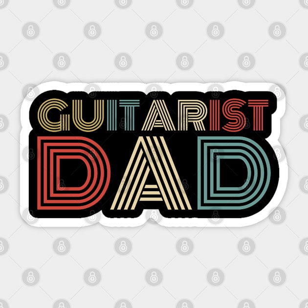 Guitarist dad. Guitar instrument Sticker by NeedsFulfilled